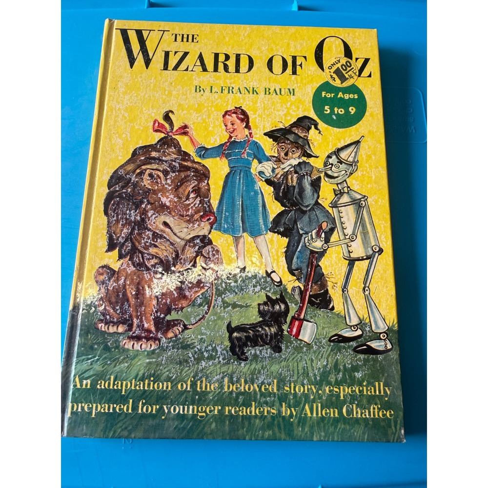 Vintage 1950 The Wizard of Oz Hardcover Allen Chaffee Random House Adaptation